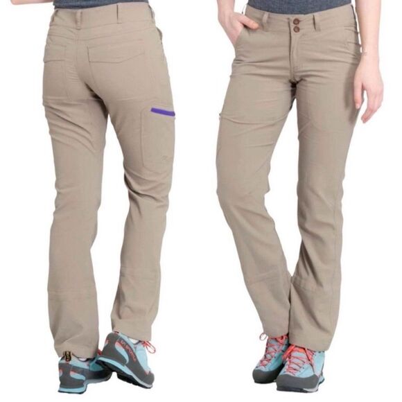 Roscoe Pants - Roscoe Outdoor Hellroaring Climbing Hiking Camping Pants Light Tan Womens Size 2
